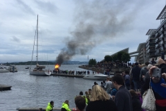 Oslo Hafen Midsommer Norwegen