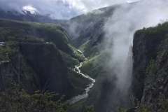 Wasserfall Voringsfossen Norwegen