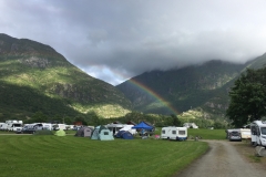 Eidfjord Saebo Camping Norwegen