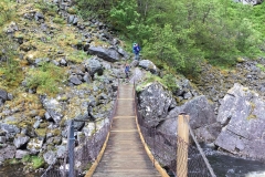 Wanderung zum Wasserfall Voringsfossen Norwegen