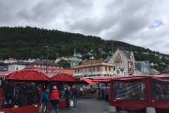 Bergen Norwegen Fischmarkt