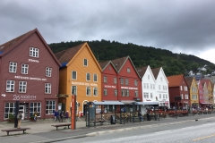 Bergen Norwegen Hanseviertel Bryggen