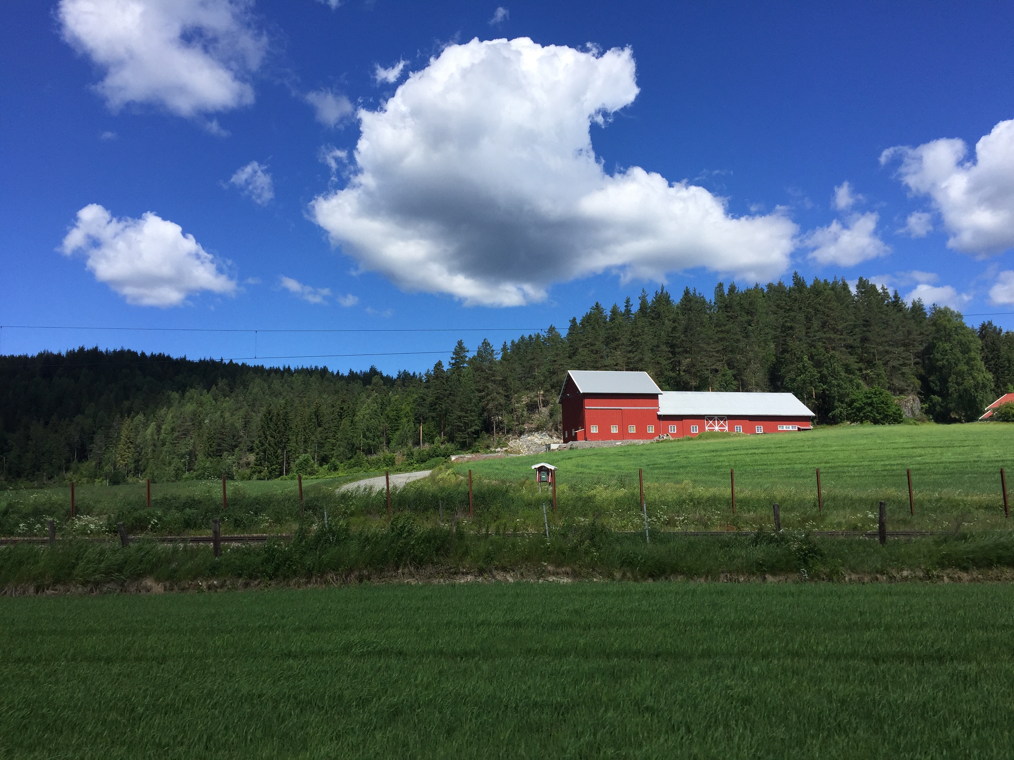 Bauernhof Nähe Oslo Norwegen