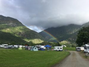 Eidfjord Saebo Camping Norwegen